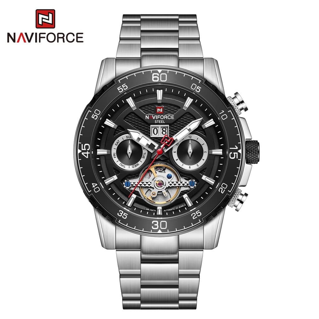 ساعت مچی اتوماتیک نیوی فورس NAVIFORCE NF1001 S/B