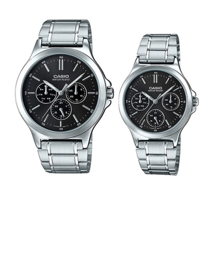 ست ساعت زنانه و مردانه کاسیو مدل LTP-V300D-1A و MTP-V300D-1A