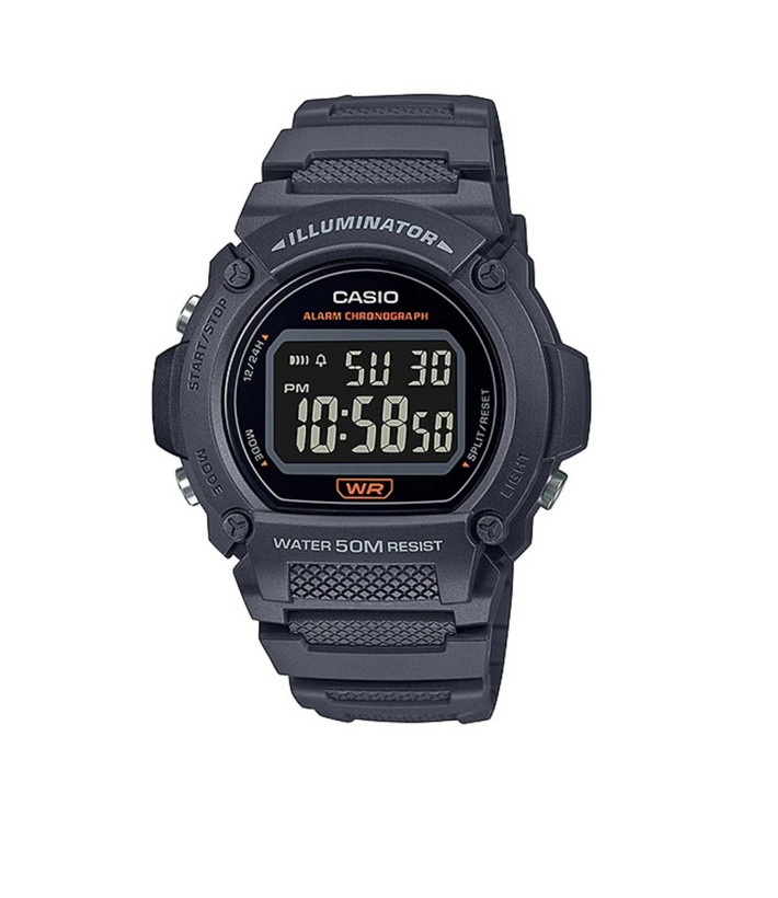 ساعت مچی کاسیو مدل CASIO-W-219H-8B
