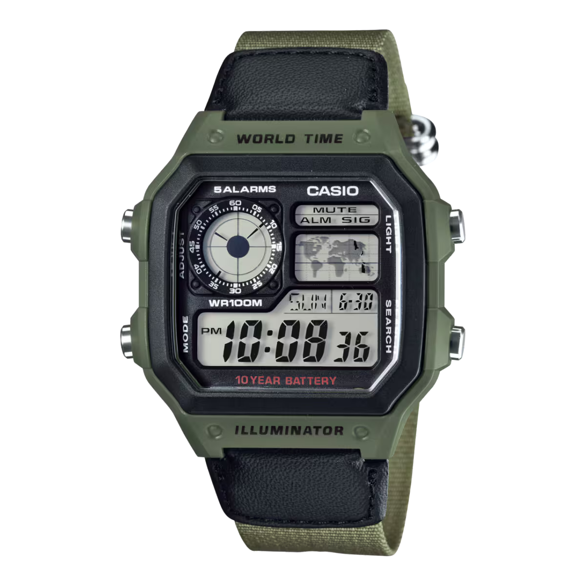 کاسیو جهان نما اورجینال AE-1200WHB-3B