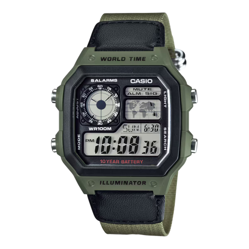 کاسیو جهان نما اورجینال AE-1200WHB-3B