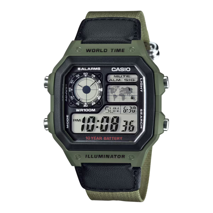 کاسیو جهان نما اورجینال AE-1200WHB-3B