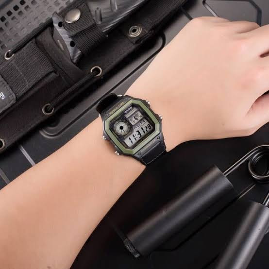 ساعت مچی کاسیو مدل CASIO-AE-1200WHB-1B