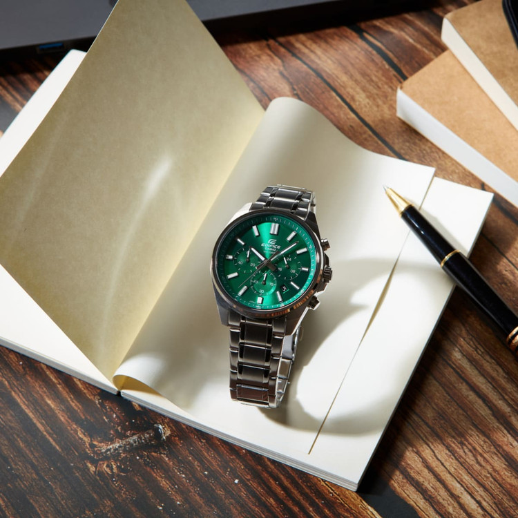 ساعت مچی مردانه EDIFICE مدل CASIO-EFV-650D-3AVUDF