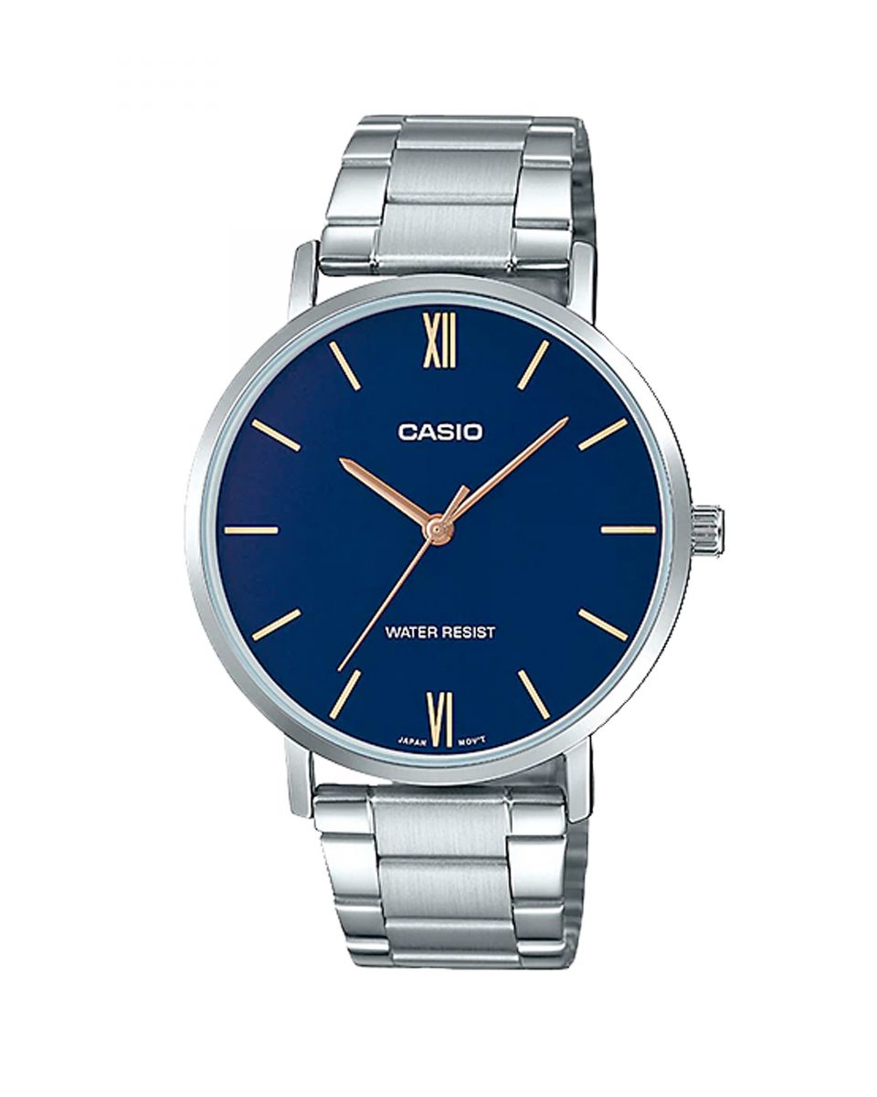 ساعت مچی مردانه کاسیو مدل CASIO-MTP-VT01D-2B