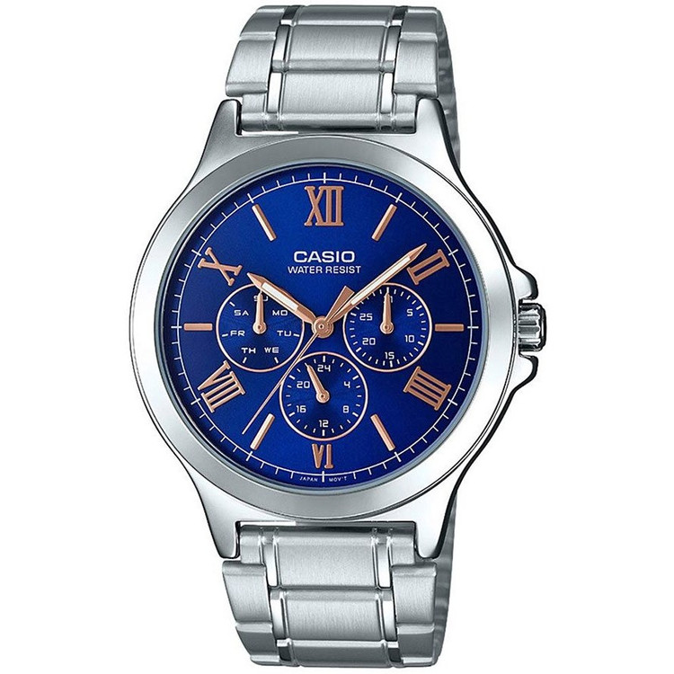 ساعت مردانه کاسیو اورجینال مدل CASIO-MTP-V300D-2A