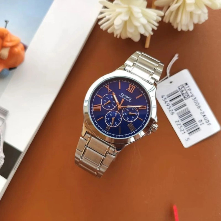 ساعت مردانه کاسیو اورجینال مدل CASIO-MTP-V300D-2A