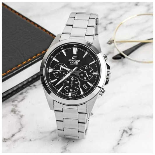 ساعت مچی مردانه EDIFICE مدل CASIO-EFV-630D-1AVUDF