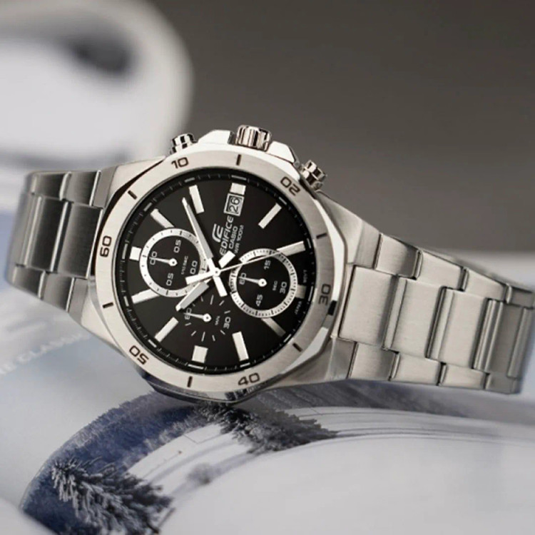 ساعت مچی مردانه EDIFICE مدل CASIO-EFV-640D-1AVUDF