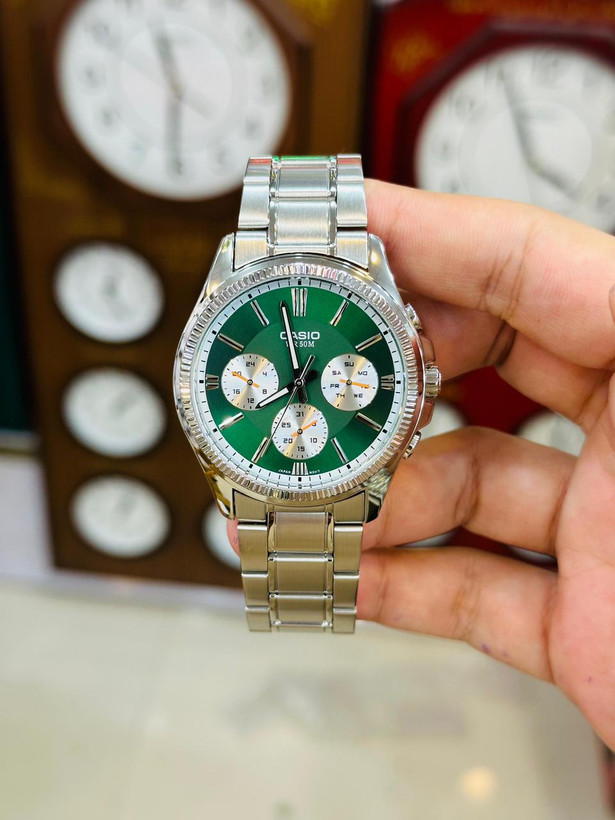 ساعت مچی مردانه کاسیو مدل CASIO-MTP-1375D-3AVDF