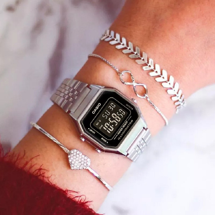 ساعت مچی زنانه کاسیو مدل CASIO-LA680WA-1B