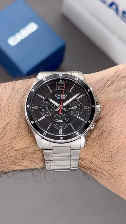 ساعت مچی مردانه کاسیو مدل CASIO-MTP-1374D-1AV