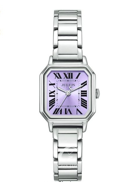 ساعت مچی اورجینال زنانه جولیوس نقره ای | نقره ای| یاسی| کد رفرنس JA-1546B