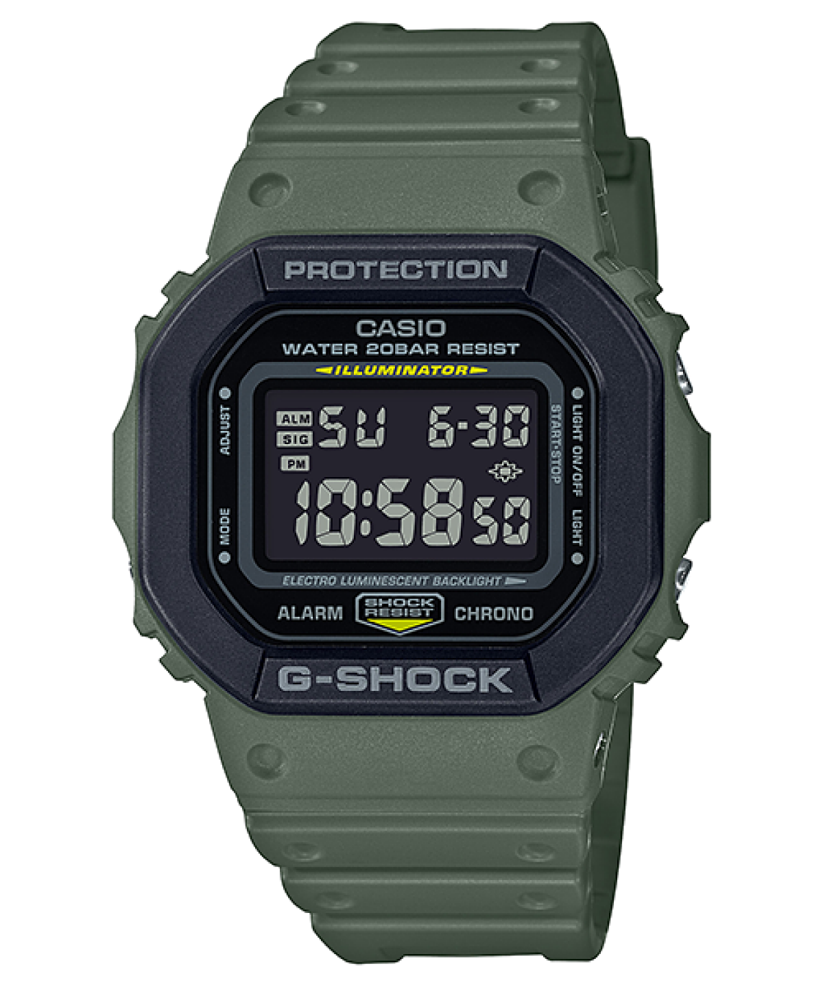 ساعت مچی مردانه کاسیو مدل CASIO-DW-5610SU-3 از سری G-SHOCK