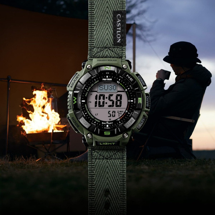 ساعت مچی مردانه کاسیو PRO TREK مدل PRG-340B-3DR