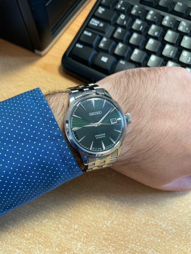 ساعت مچی اتومات مردانه سیکو پرسیج SEIKO PRESAGE SRPE15J1
